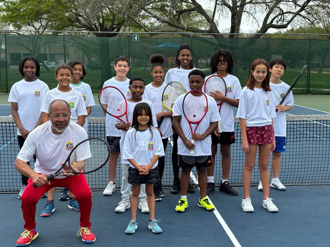 Young players on court
